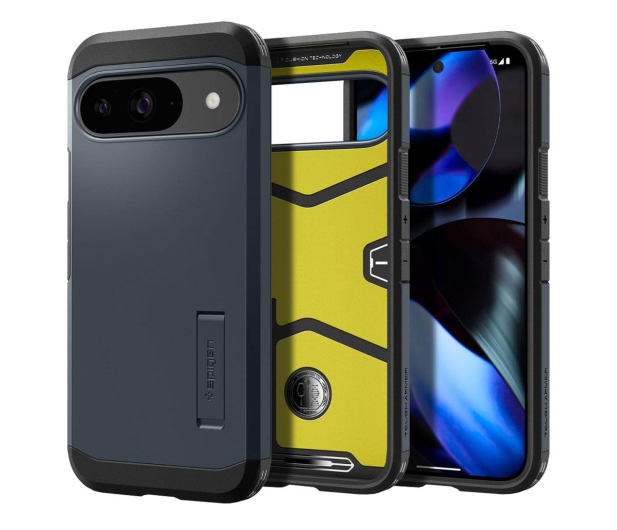 SPIGEN Tough Armor do Google Pixel 9 / Pixel 9 Pro Metal Slate ACS07693 - 1290835 - zdjęcie